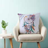 水彩望峰ドリームキャッチャーパーソナライズされた名 クッション (椅子)