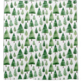 水彩木国シャワーカーテン シャワーカーテン (正面)