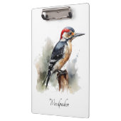 水彩木地のピーカカスタムー クリップボード (左)