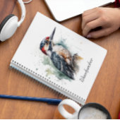 水彩木地のピーカカスタムー ノートブック