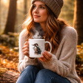 水彩木地ペッカー コーヒーマグカップ