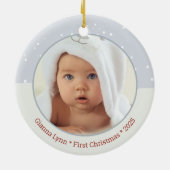 水彩木地動物写真 セラミックオーナメント (裏面)