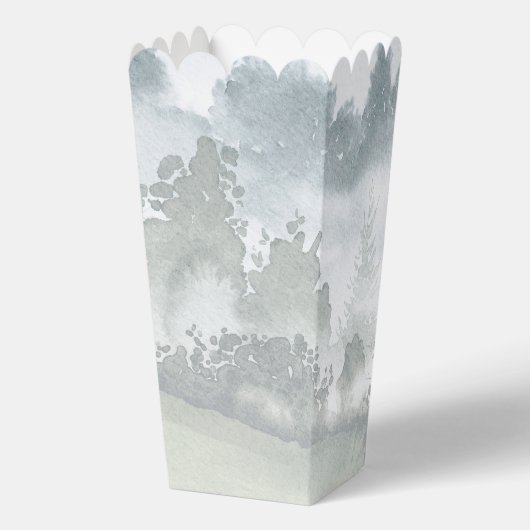 水彩木地森林局Doe赤ちゃんシャワー フェイバーボックス (裏面)