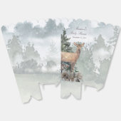 水彩木地森林局Doe赤ちゃんシャワー フェイバーボックス (見開き)