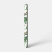 水彩木地赤ん坊の動物模様 SAMSUNG GALAXYケース (左側面)