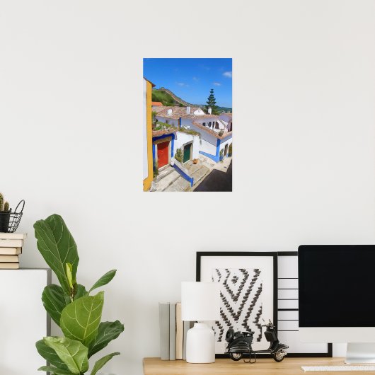 水彩村 ポスター (ホームオフィス)