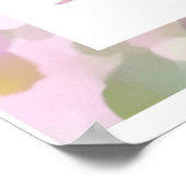 水彩東ブルーバードブルーバードアート ポスター (角)