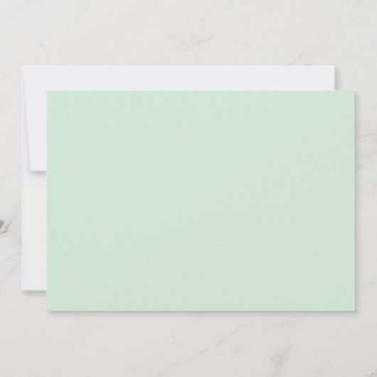 水彩松とベリーリースクリスマスカード 招待状 (裏面)