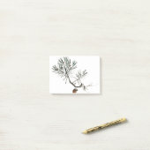 水彩松のクリスマス ポストイット (デスク上)