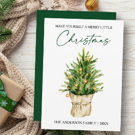 水彩松の書道インクスクリプト シーズンカード