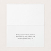 水彩松の木のクリスマス写真 (内部フラット)