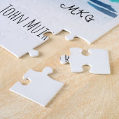 水彩松の木ジョンミュア自然引用文 ジグソーパズル (側面)