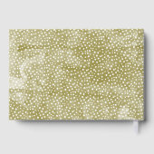 水彩松の枝クリスマスウィンターウェディング ゲストブック (裏面)