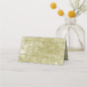 水彩松の枝クリスマスウィンターウェディング プレイスカード (裏面)