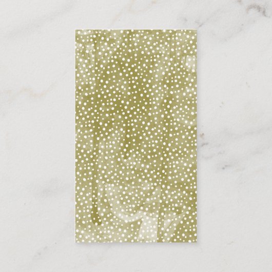 水彩松の枝クリスマスウィンターウェディングQR エンクロージャーカード (裏面)