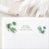 水彩松の葉 ラベル (インサイチュ)