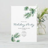 水彩松の葉 招待状 (スタンド正面)