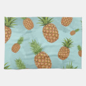 水彩松りんご柄2 キッチンタオル (横)