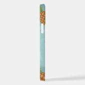 水彩松りんご柄2 iPhoneケース (右側面)