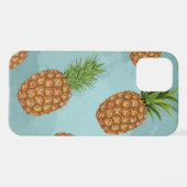 水彩松りんご柄2 iPhoneケース (裏面横)