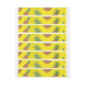 水彩松りんご柄3 ラップアラウンド宛名ラベル (シート)