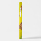 水彩松りんご柄3 iPhoneケース (左側面)