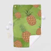 水彩松りんご柄4 ゴルフタオル (インサイチュ)