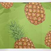 水彩松りんご柄4 三つ折りクリスマスカード (内部中)