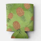 水彩松りんご柄4 缶クーラー (裏面)