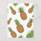 水彩松りんご模様1 シーズンポストカード (正面)