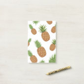 水彩松りんご模様1 ポストイット (デスク上)