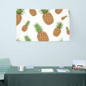 水彩松りんご模様1 横断幕 (トレードショー)