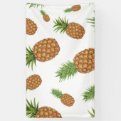 水彩松りんご模様1 横断幕 (縦)