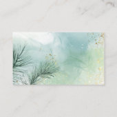 水彩松フローラ名刺 名刺 (裏面)