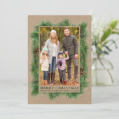 水彩松家写真筏グリーン シーズンカード (スタンド正面)