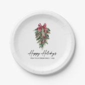 水彩松書道インクホリデースモール ペーパープレート (正面)