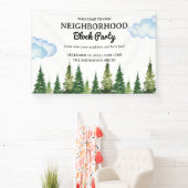 水彩松木周辺ブロックパーティー 横断幕 (インサイチュ)