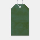 水彩松林のウェディングコレクション ギフトタグ (裏面)