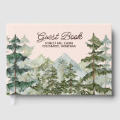 水彩松林山岳郷土風景 ゲストブック (正面)