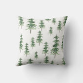 水彩松模様装飾用クッション クッション (裏面)