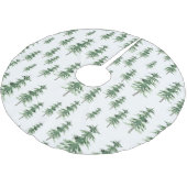 水彩松模様 ブラッシュドポリエステルツリースカート (アングル)