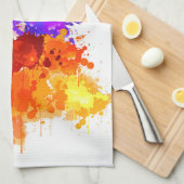 水彩松 キッチンタオル (四つ折り)