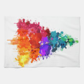 水彩松 キッチンタオル (横)