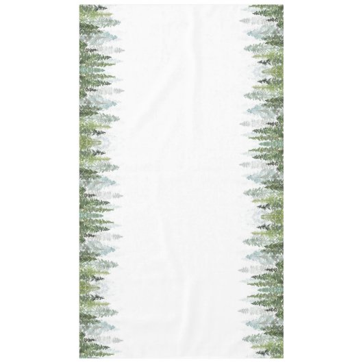 水彩松 テーブルクロス (正面)