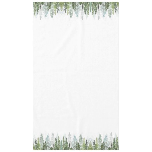 水彩松 テーブルクロス (正面)