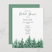 水彩松 招待状 (正面/裏面)