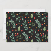 水彩林で最も素晴らしい時間帯の黒い写真 シーズンカード (裏面)