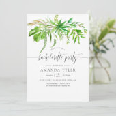 水彩林の緑のバチェロレッテ 招待状 (スタンド正面)