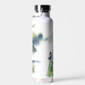 水彩林の風景 ウォーターボトル (右面)