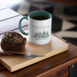 水彩林エレガント林 マグカップ